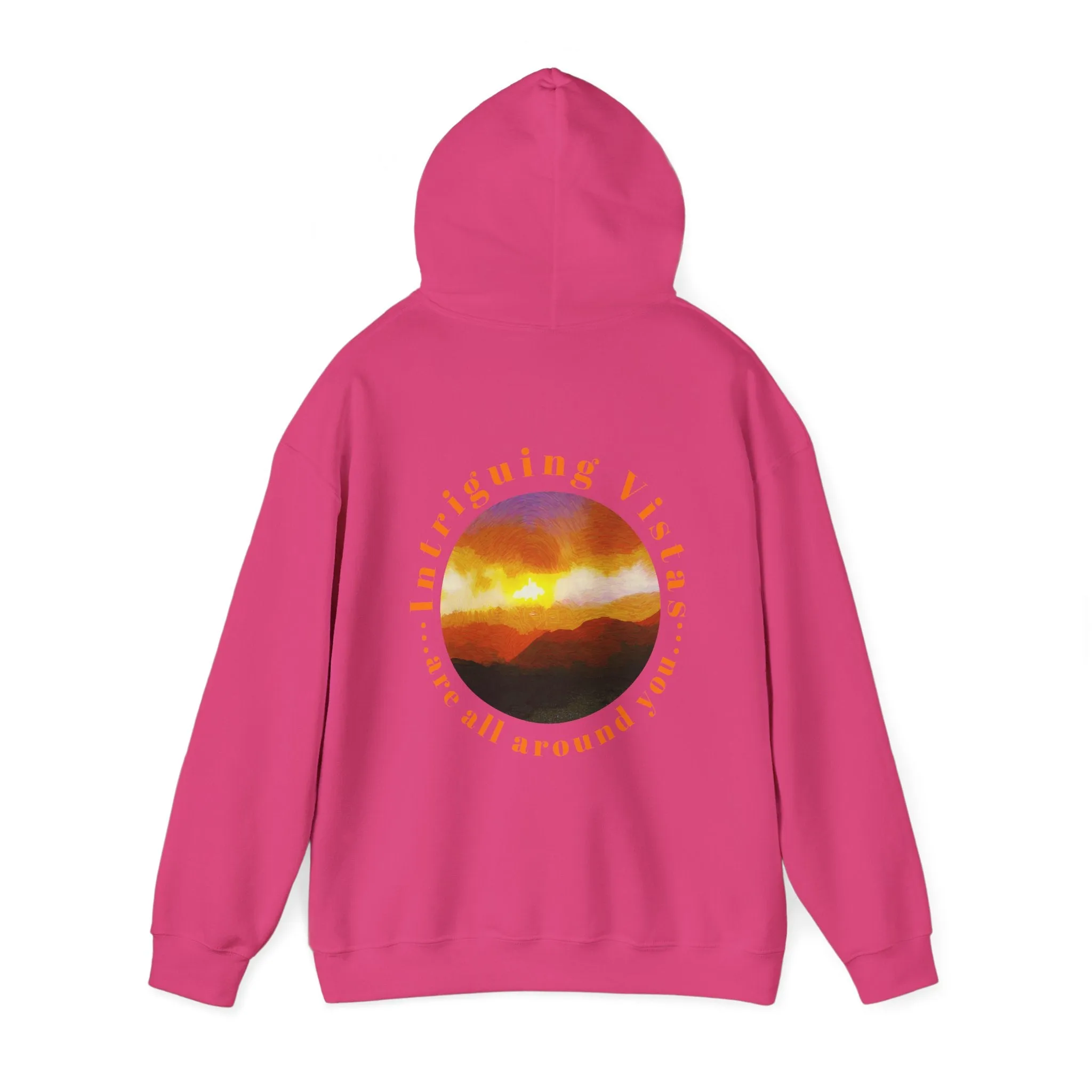 Gildan 18500 Unisex Adult Heavy Blend Crewneck Hooded Sweatshirt from the Sunset Series at Intriguing Vistas