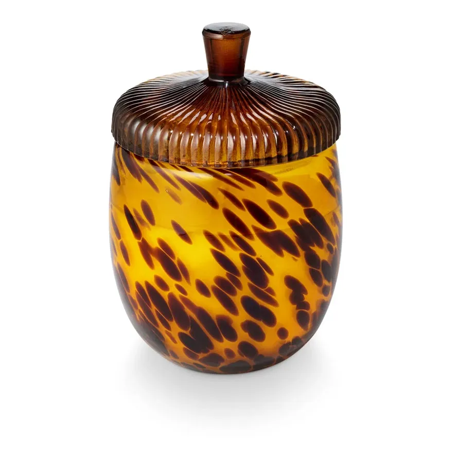 Glass Acorn Candle