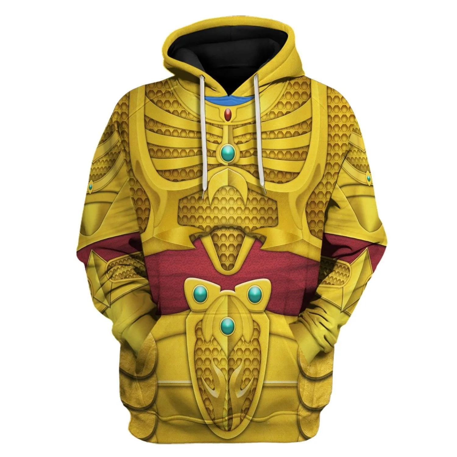Goldar Mighty Morphin Hoodies Sweatshirt T-shirt Hawaiian Tracksuit PRHS78 HSQT4314