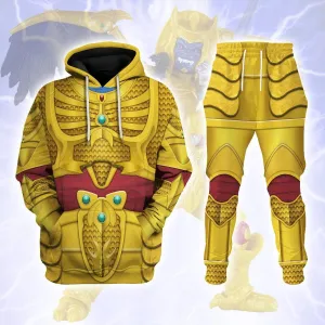 Goldar Mighty Morphin Hoodies Sweatshirt T-shirt Hawaiian Tracksuit PRHS78 HSQT4314