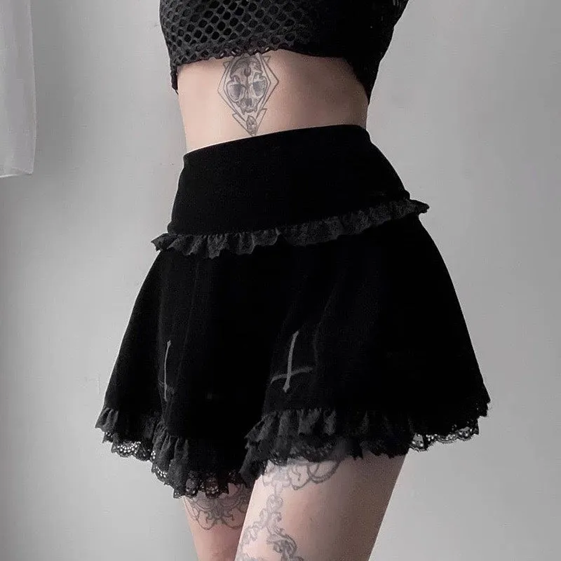 GOTH BABES SKIRT   KF83854