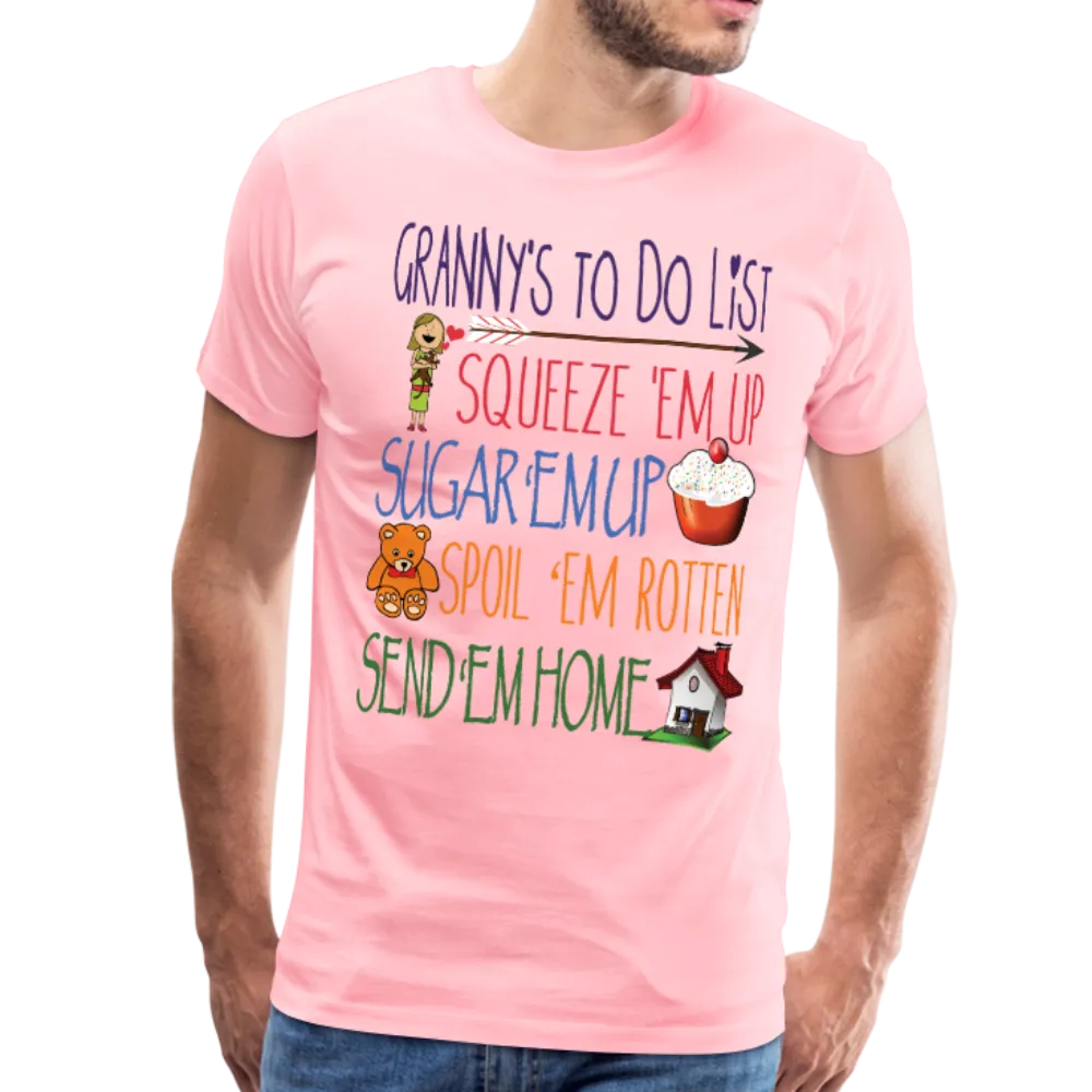 Granny's To Do List Men's Premium T-Shirt (CK1614)
