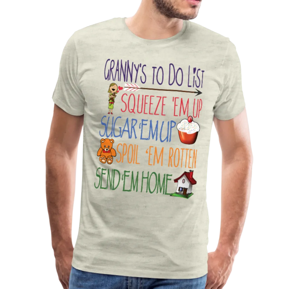 Granny's To Do List Men's Premium T-Shirt (CK1614)