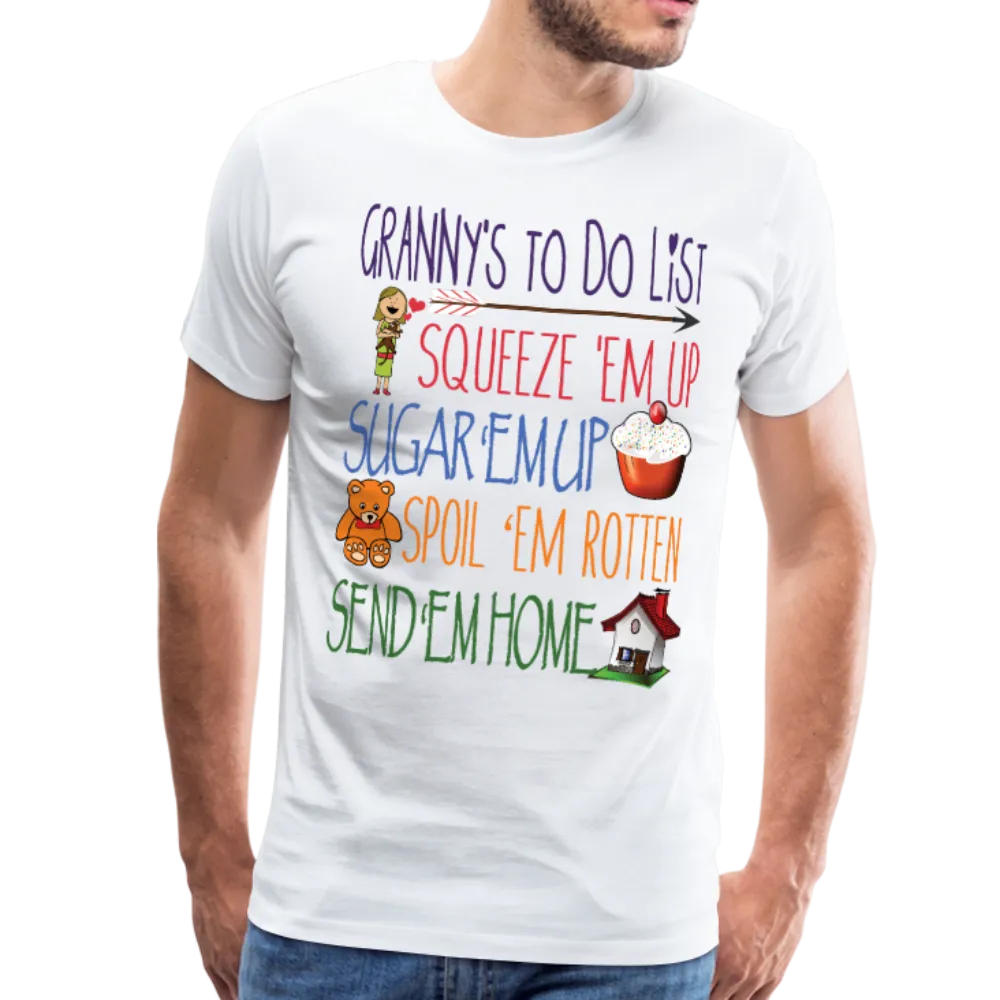 Granny's To Do List Men's Premium T-Shirt (CK1614)