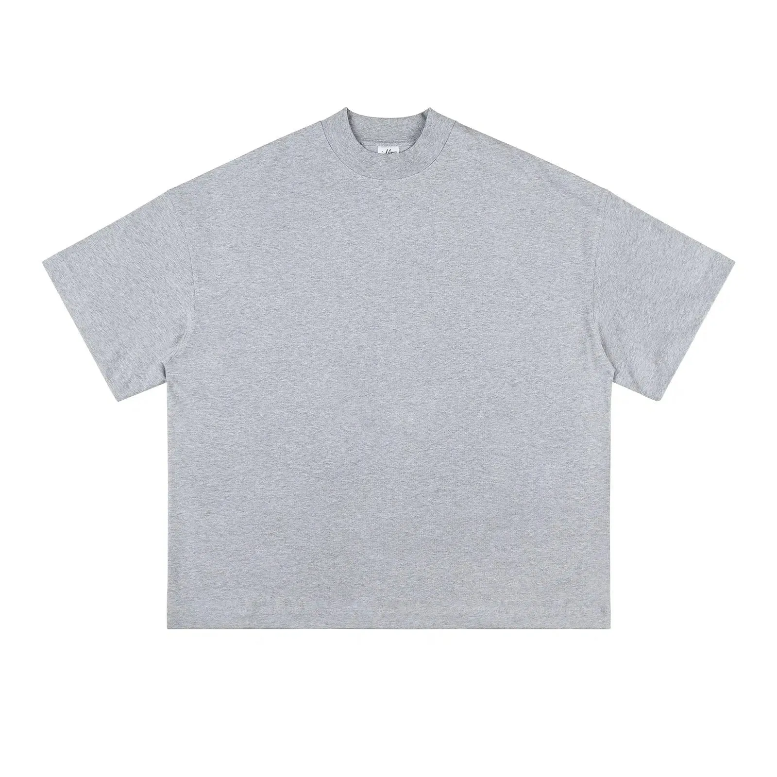 Half High Neck Drop Shoulder T-shirt