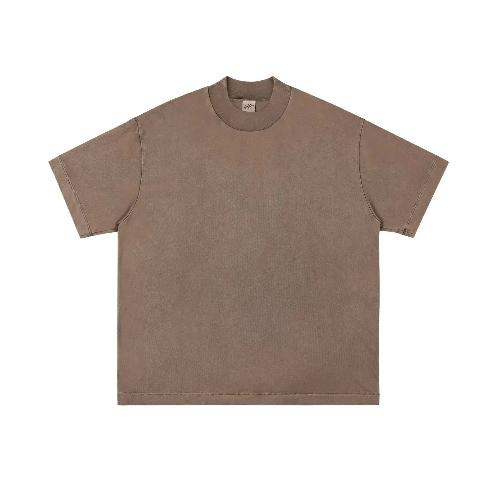 Half Turtleneck Washed T-shirt