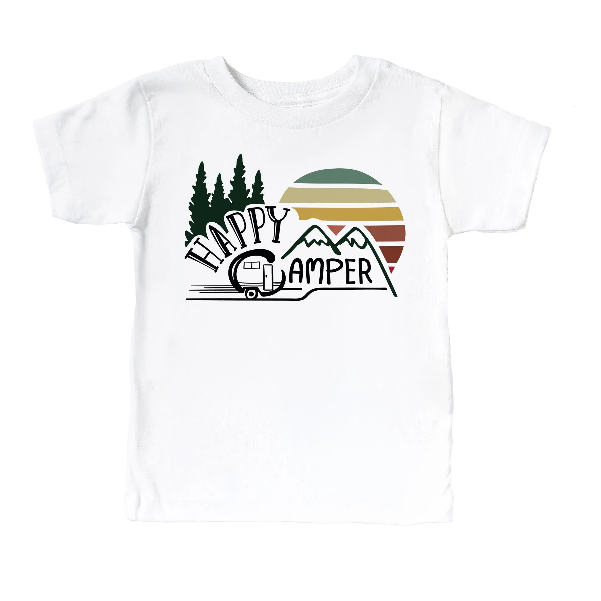 Happy Camper Toddler & Kids T Shirt