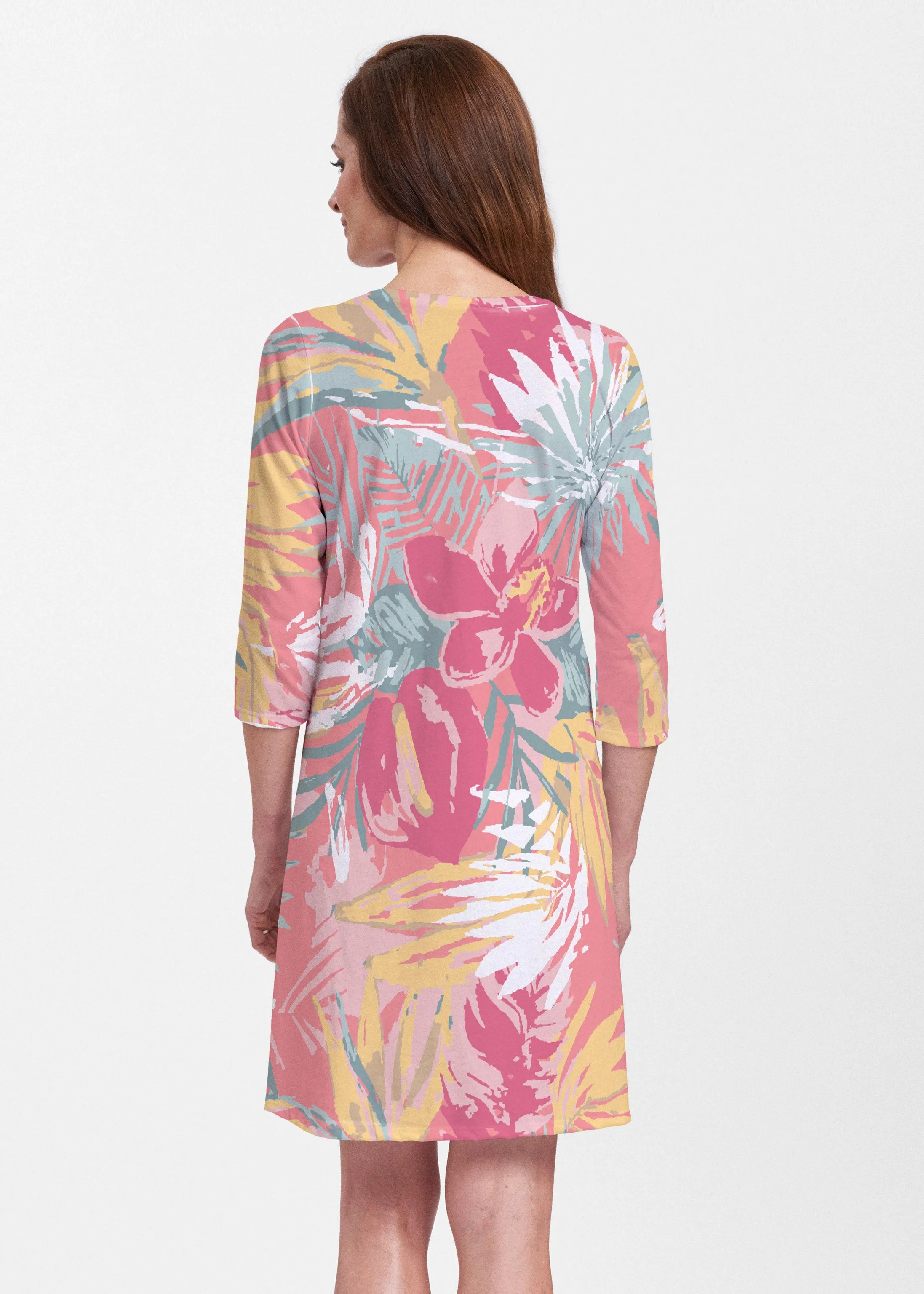 Havana (16152) ~ Classic V-neck Swing Dress