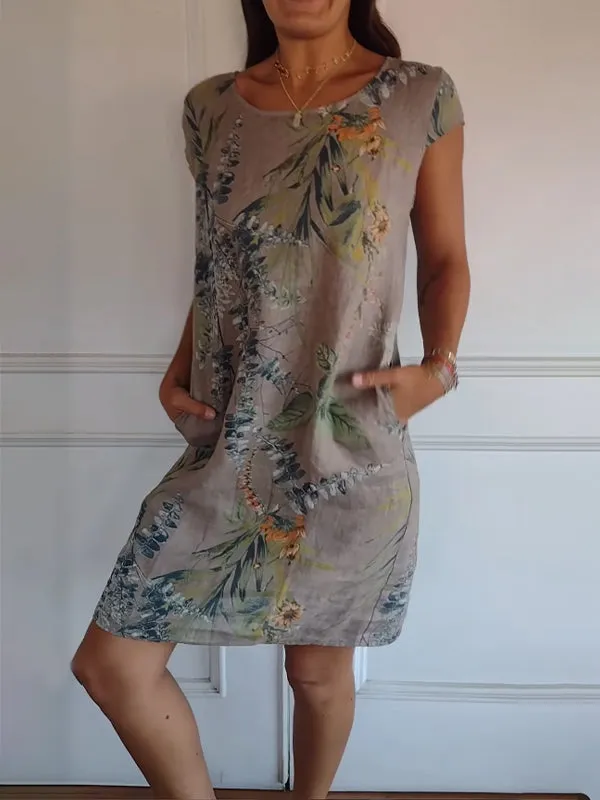 Havana - Relaxed Fit Printed Summer Dress