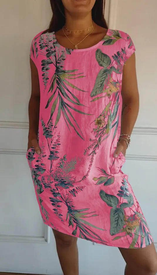 Havana - Relaxed Fit Printed Summer Dress