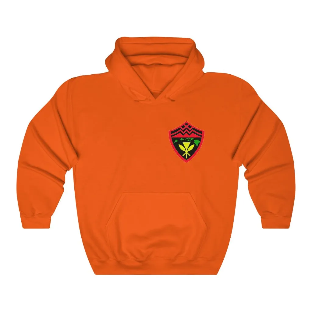 Hawaii Kanaka Rasta Shield Hoodie