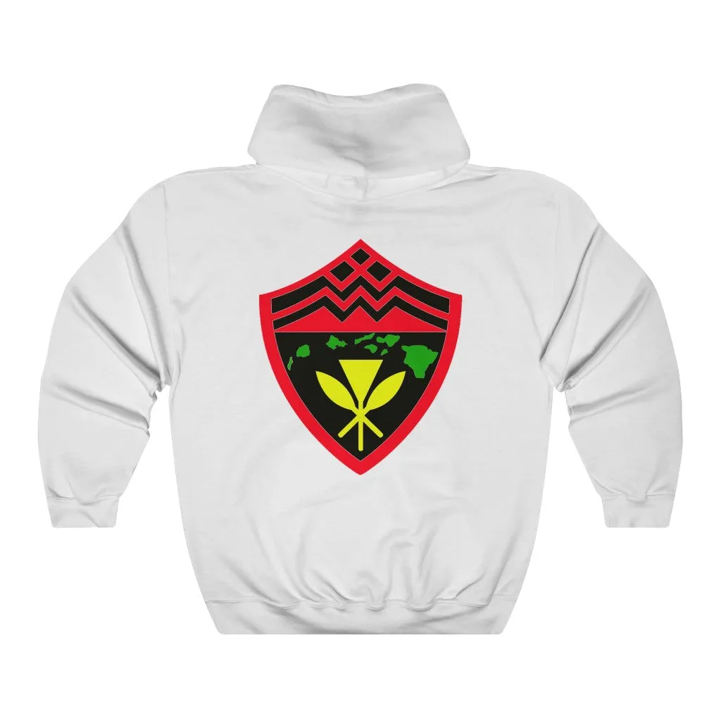 Hawaii Kanaka Rasta Shield Hoodie