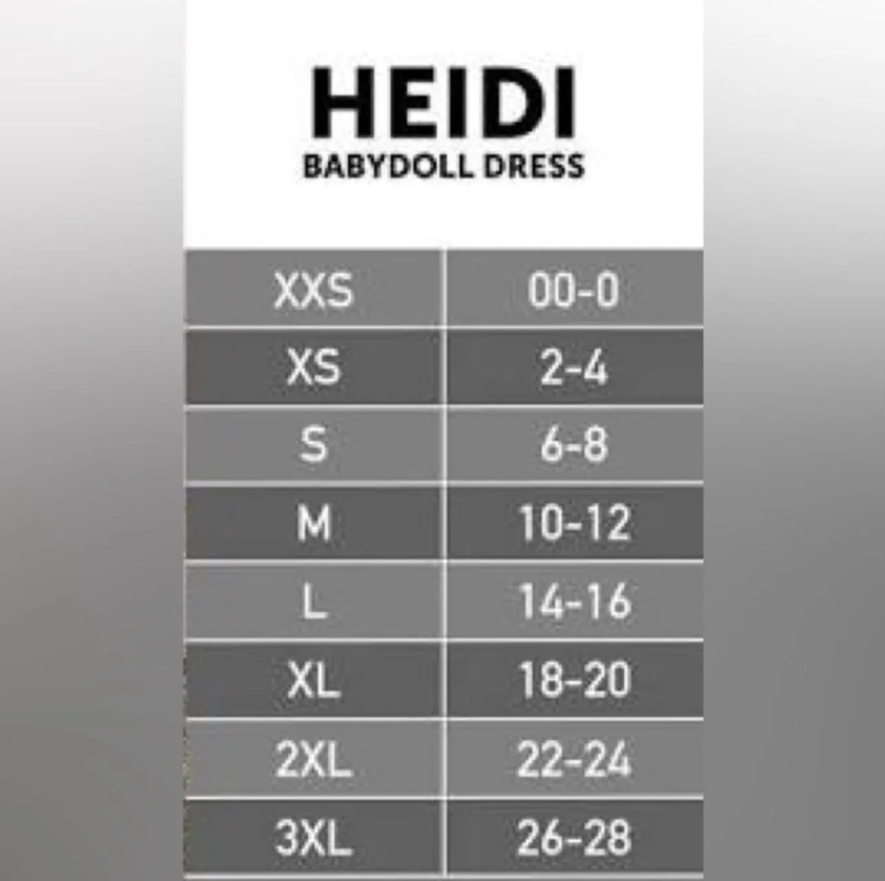 Heidi - Solid Black DTY