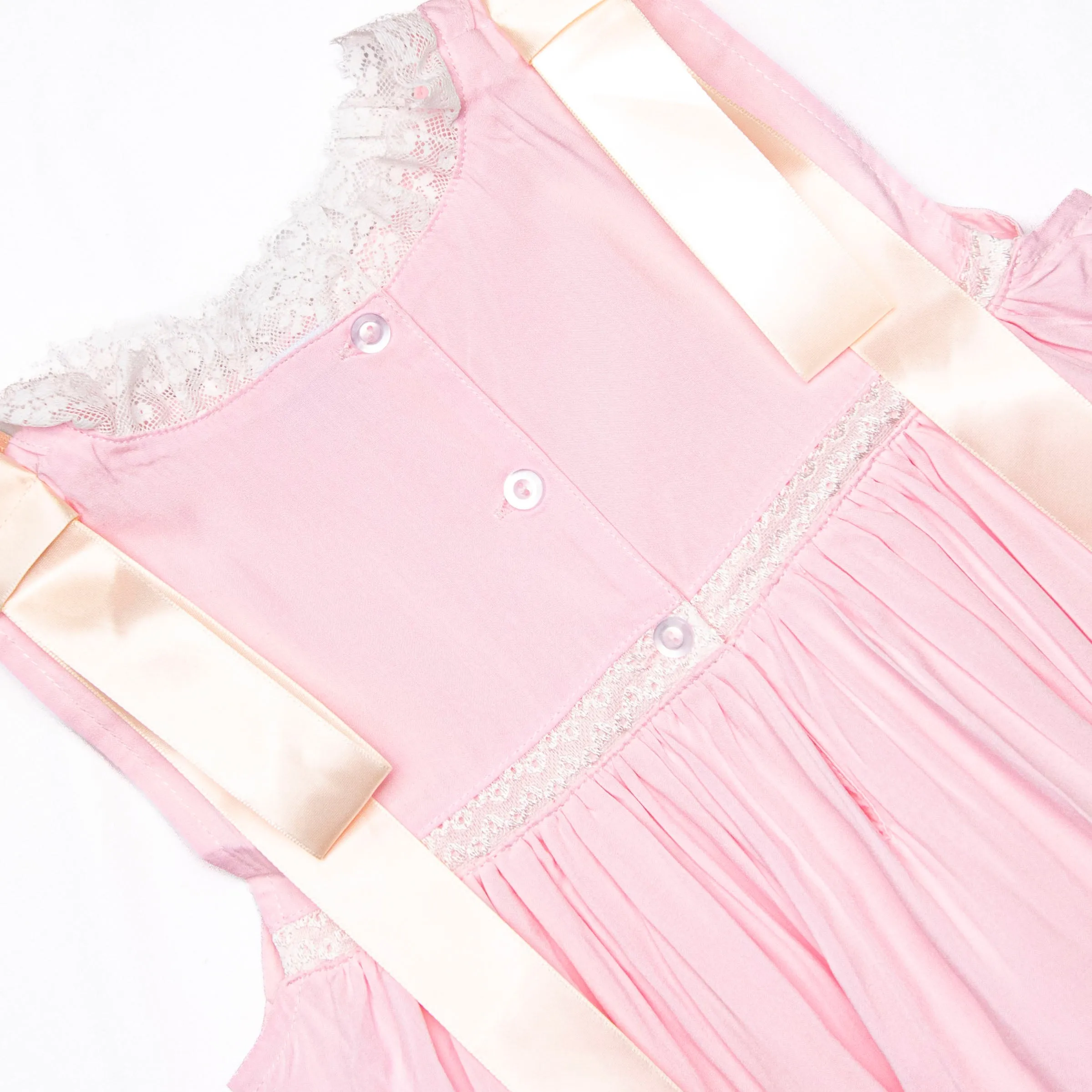 Heirloom Sleeveless Dress, Pink