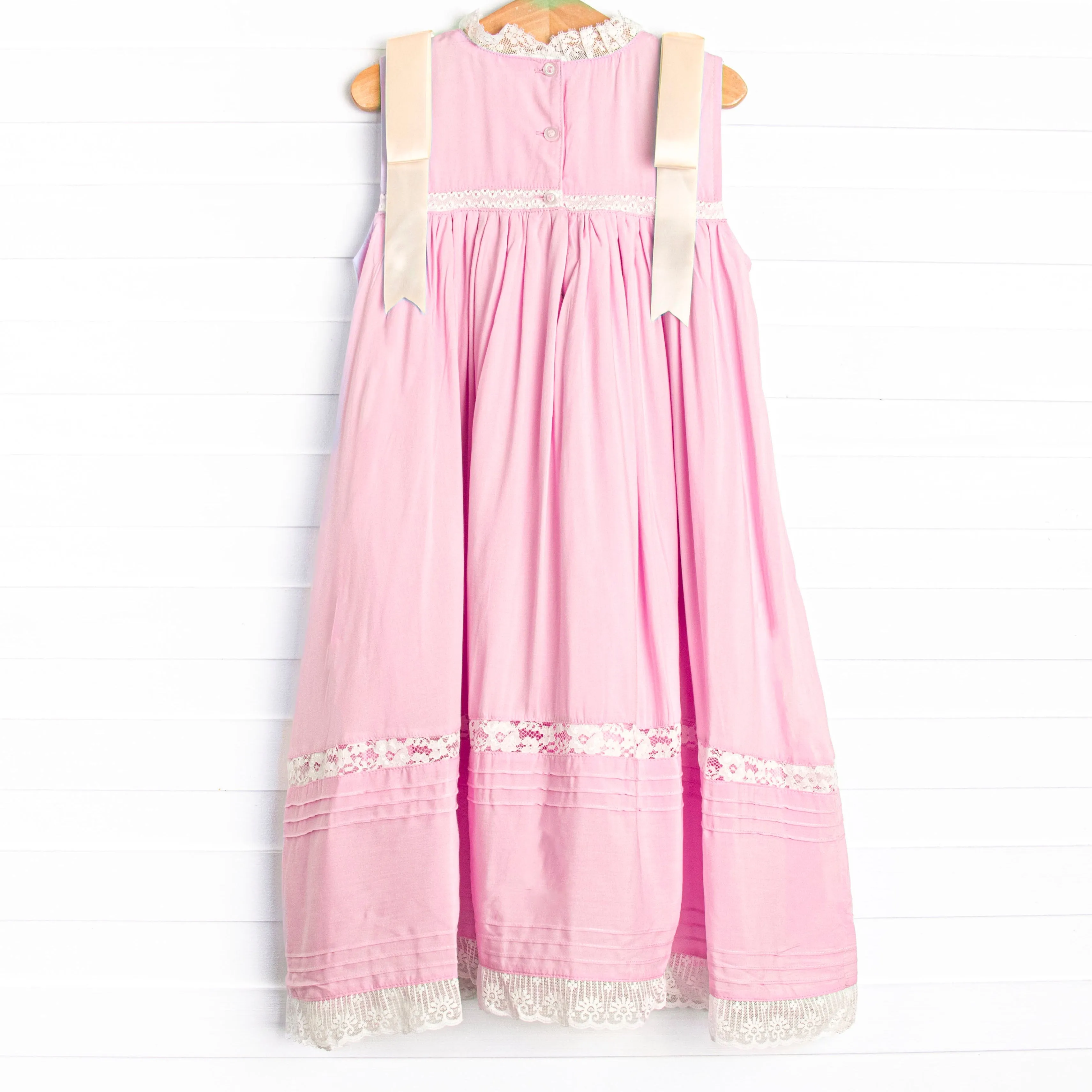 Heirloom Sleeveless Dress, Pink