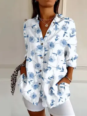 Helen | Print Blouse