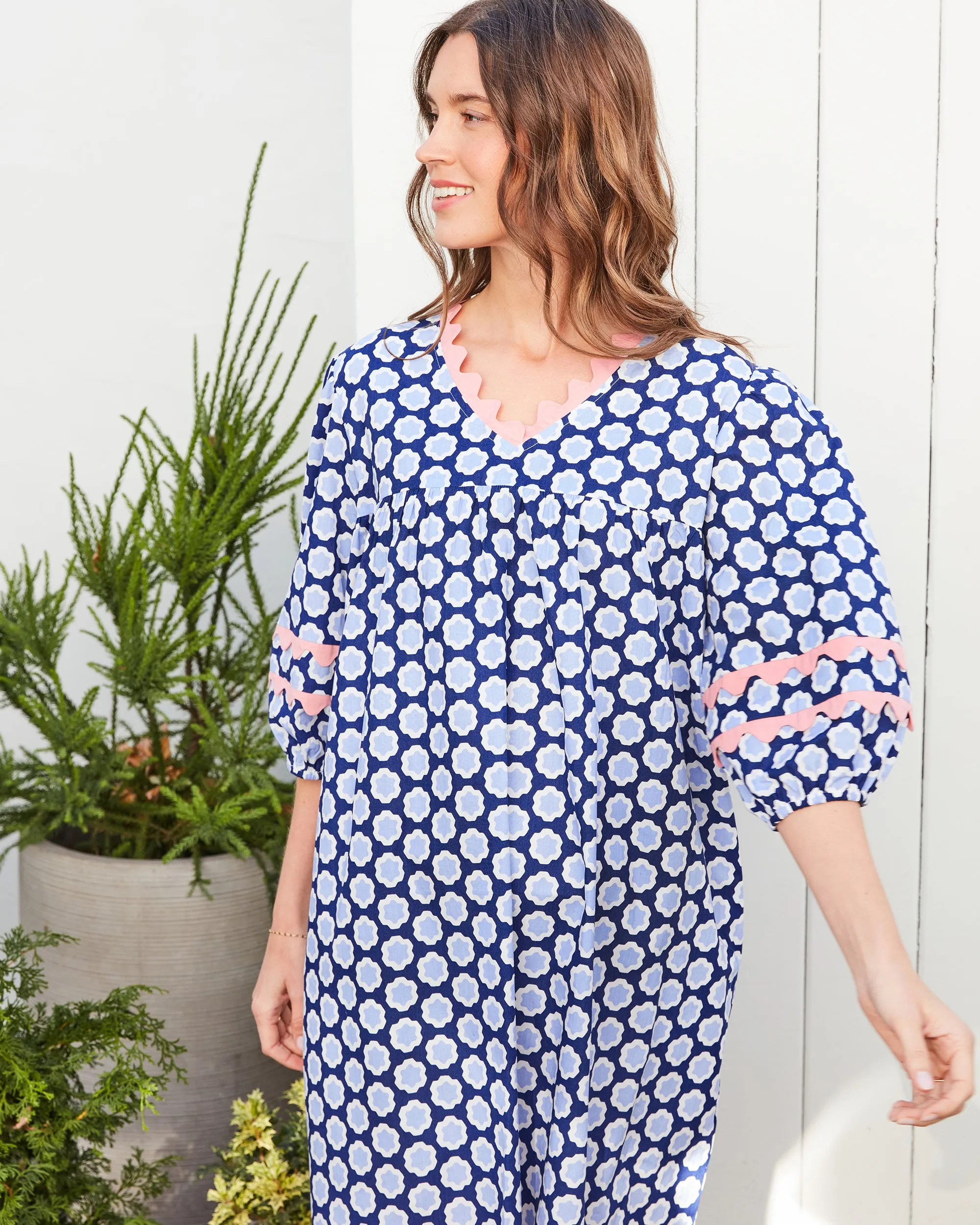 Hello Hexagon - Poppy Dress - Periwinkle Pop
