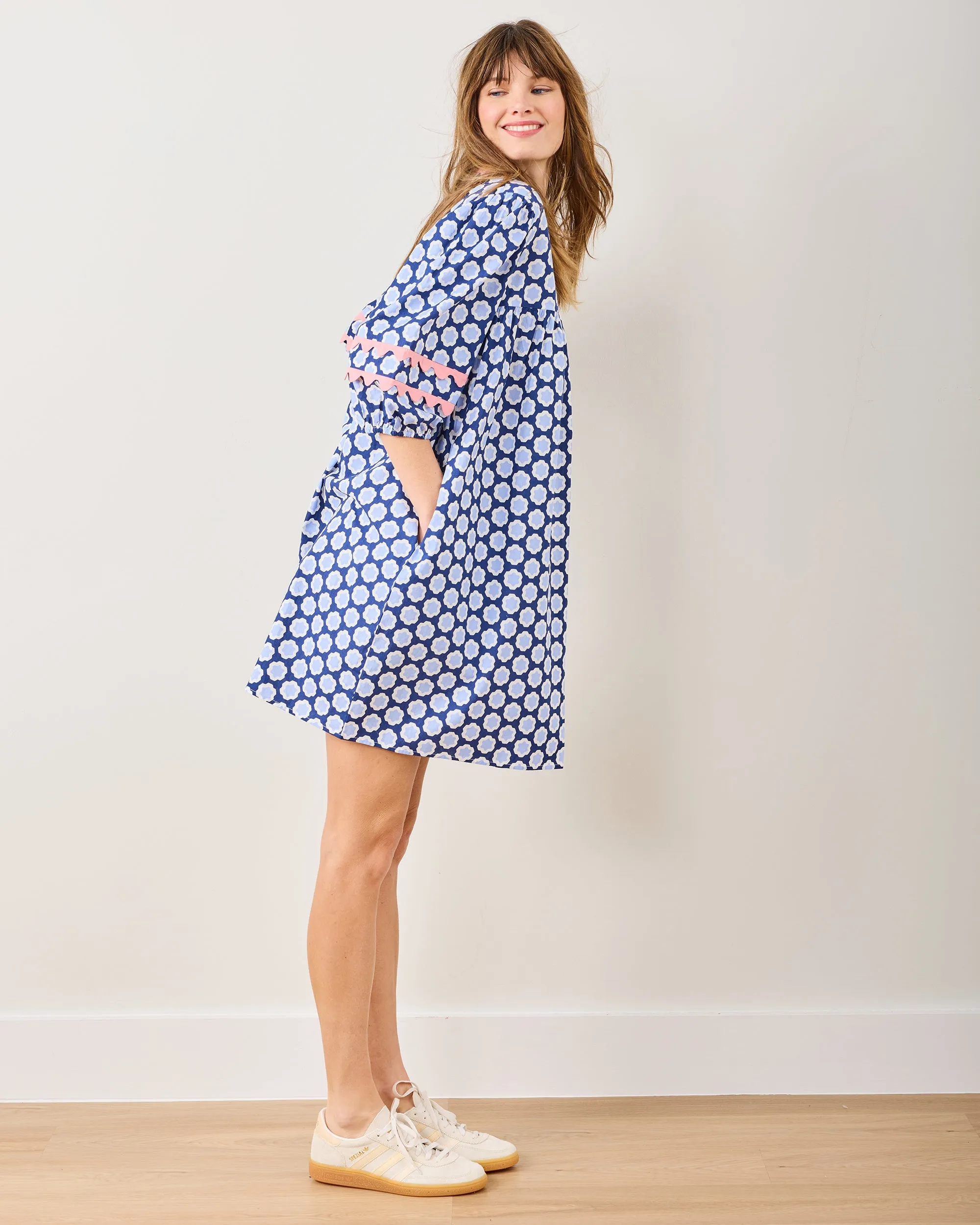Hello Hexagon - Poppy Dress - Periwinkle Pop