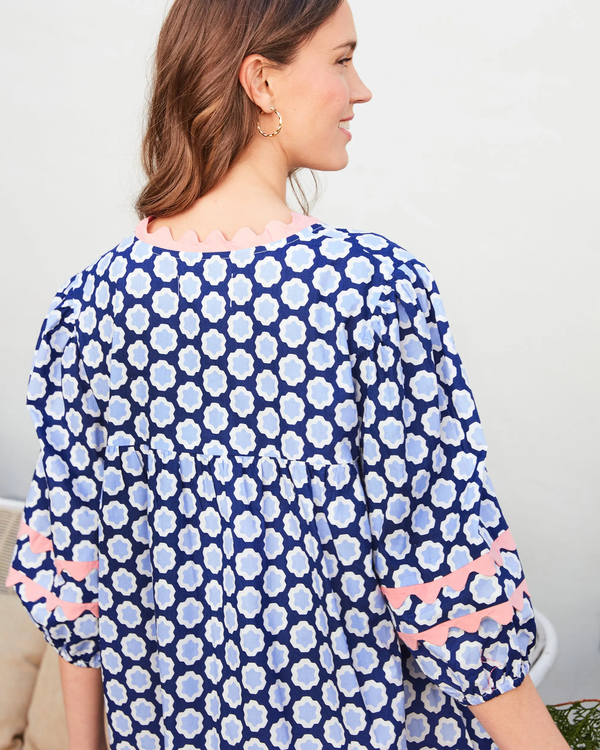 Hello Hexagon - Poppy Dress - Periwinkle Pop