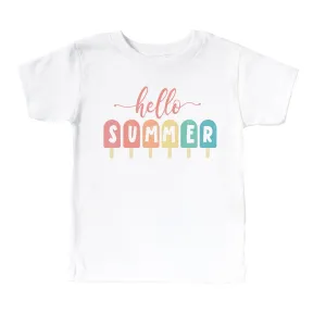 Hello Summer Toddler & Kids T Shirt