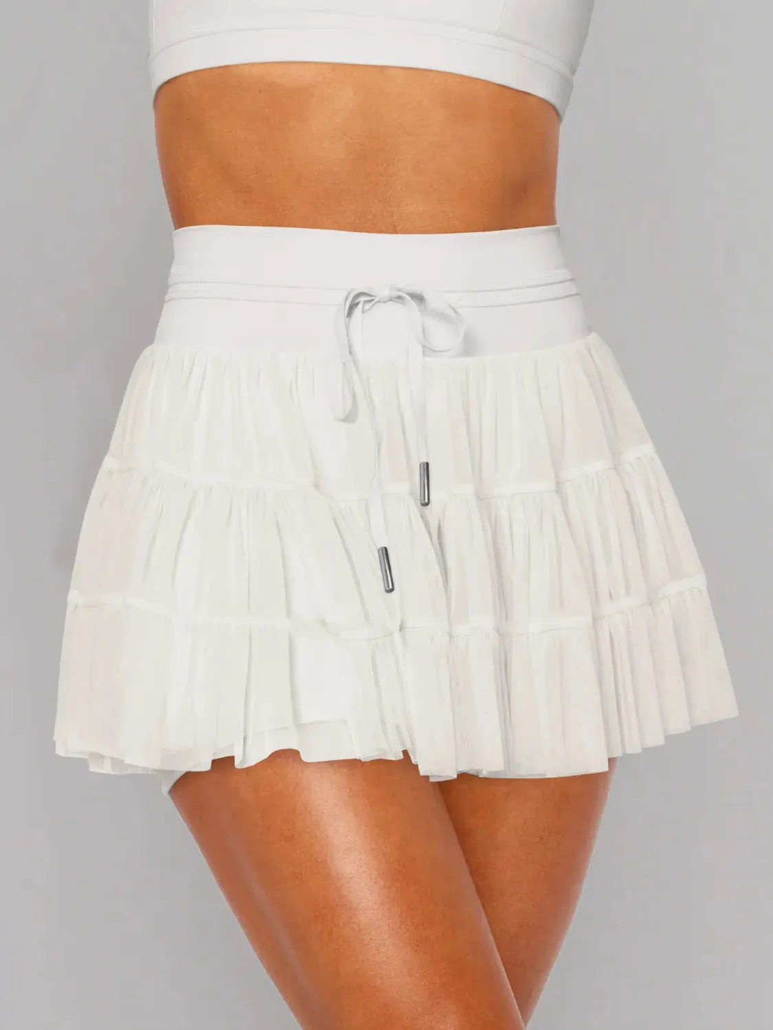 High Waist Skort with Pockets