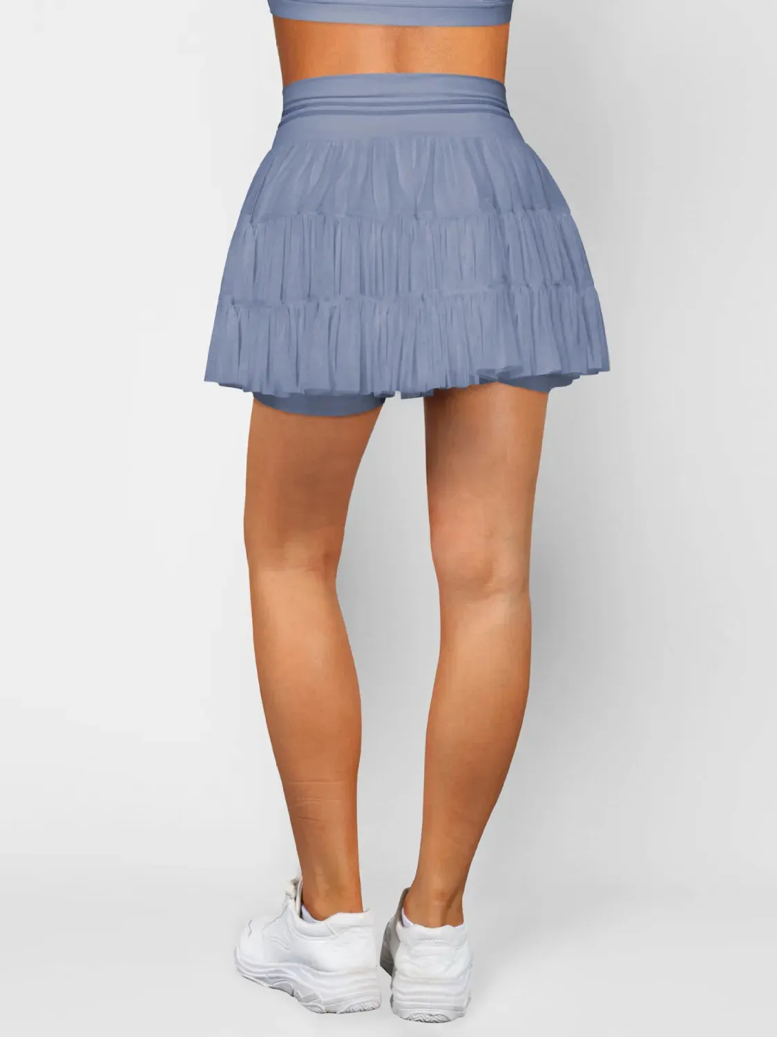 High Waist Skort with Pockets