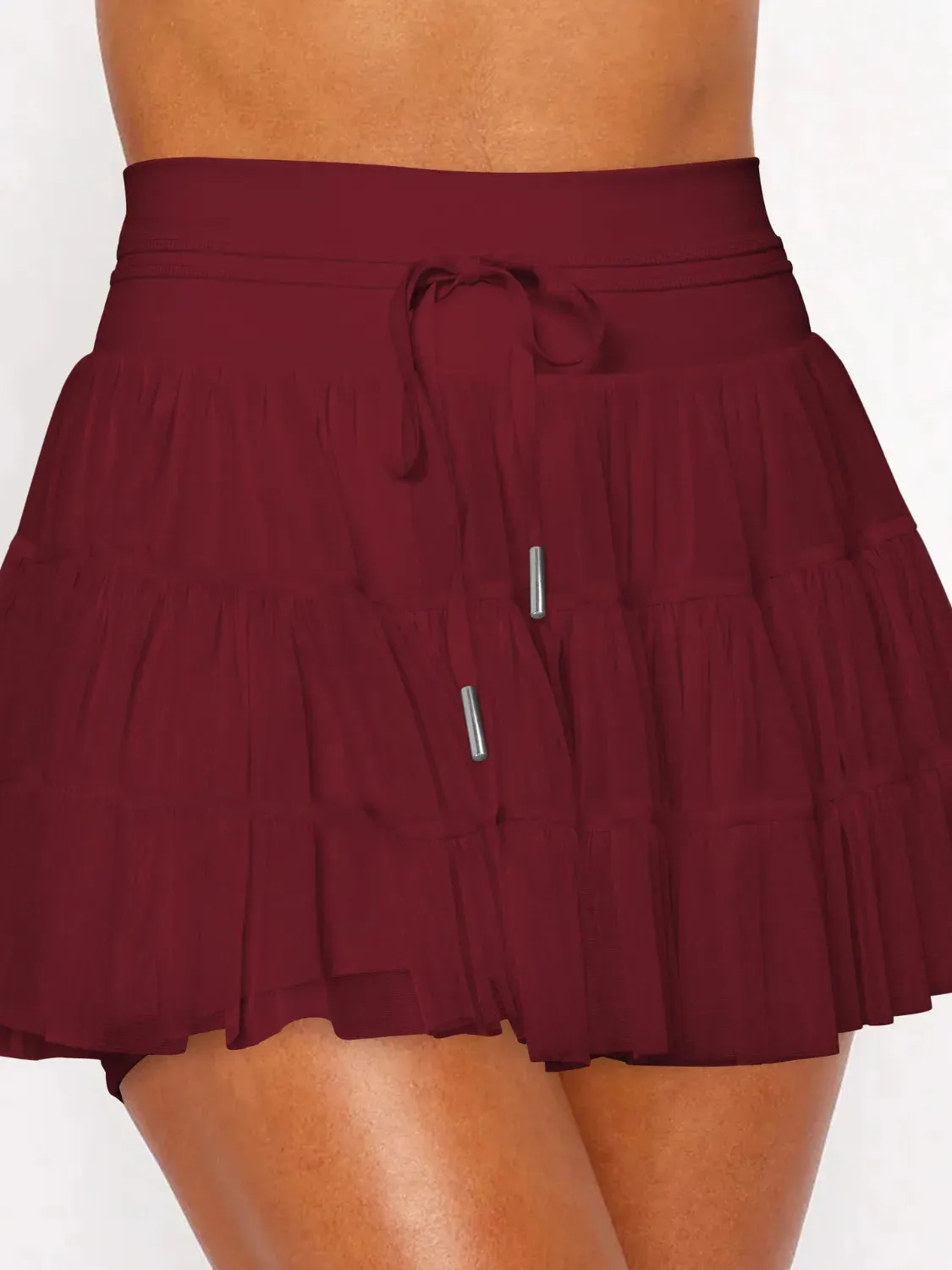 High Waist Skort with Pockets