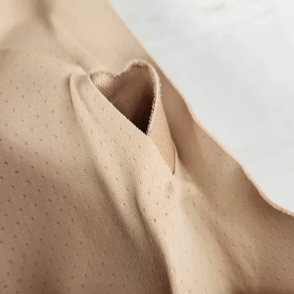 Honeylove Low-Back Allover Smoothing Compression Shapewear Bodysuit Sand 1X