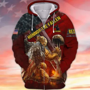 Honor The Fallen US Veteran 3D Shirts