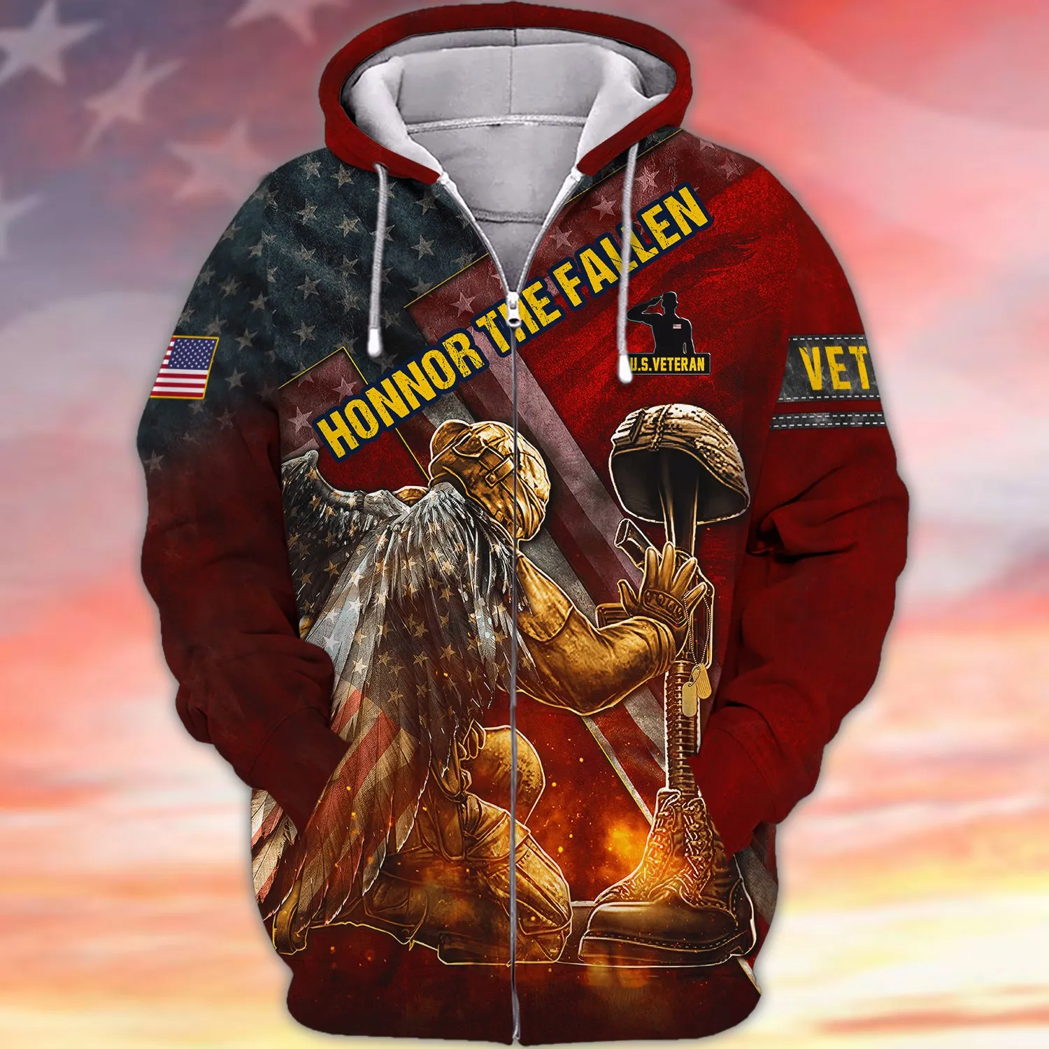 Honor The Fallen US Veteran 3D Shirts