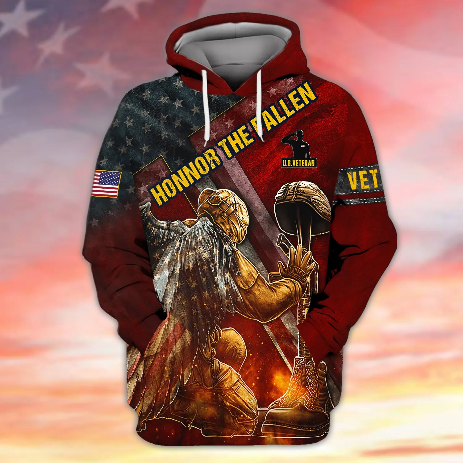 Honor The Fallen US Veteran 3D Shirts