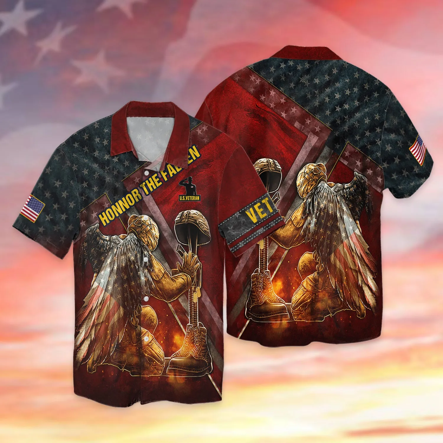 Honor The Fallen US Veteran 3D Shirts