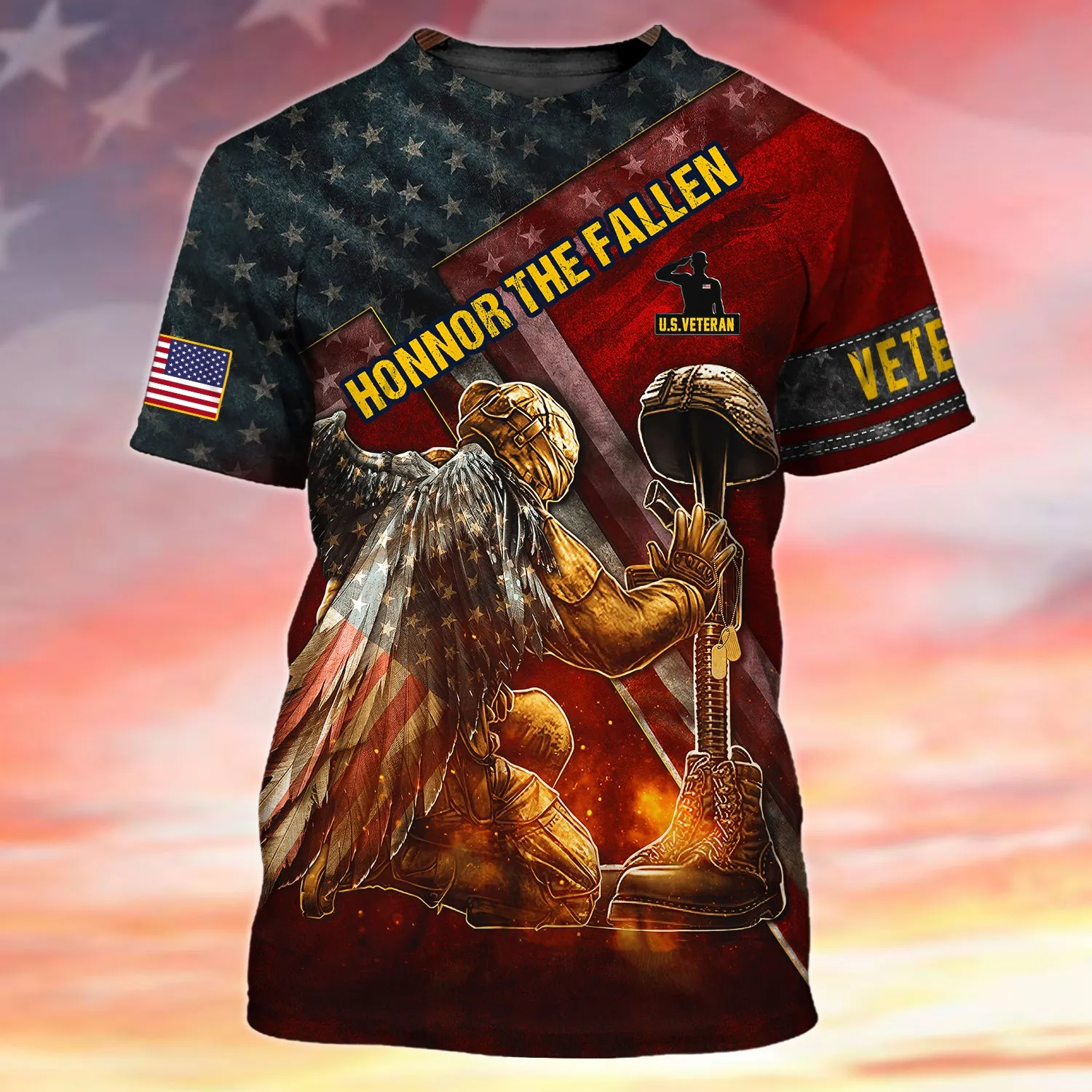 Honor The Fallen US Veteran 3D Shirts