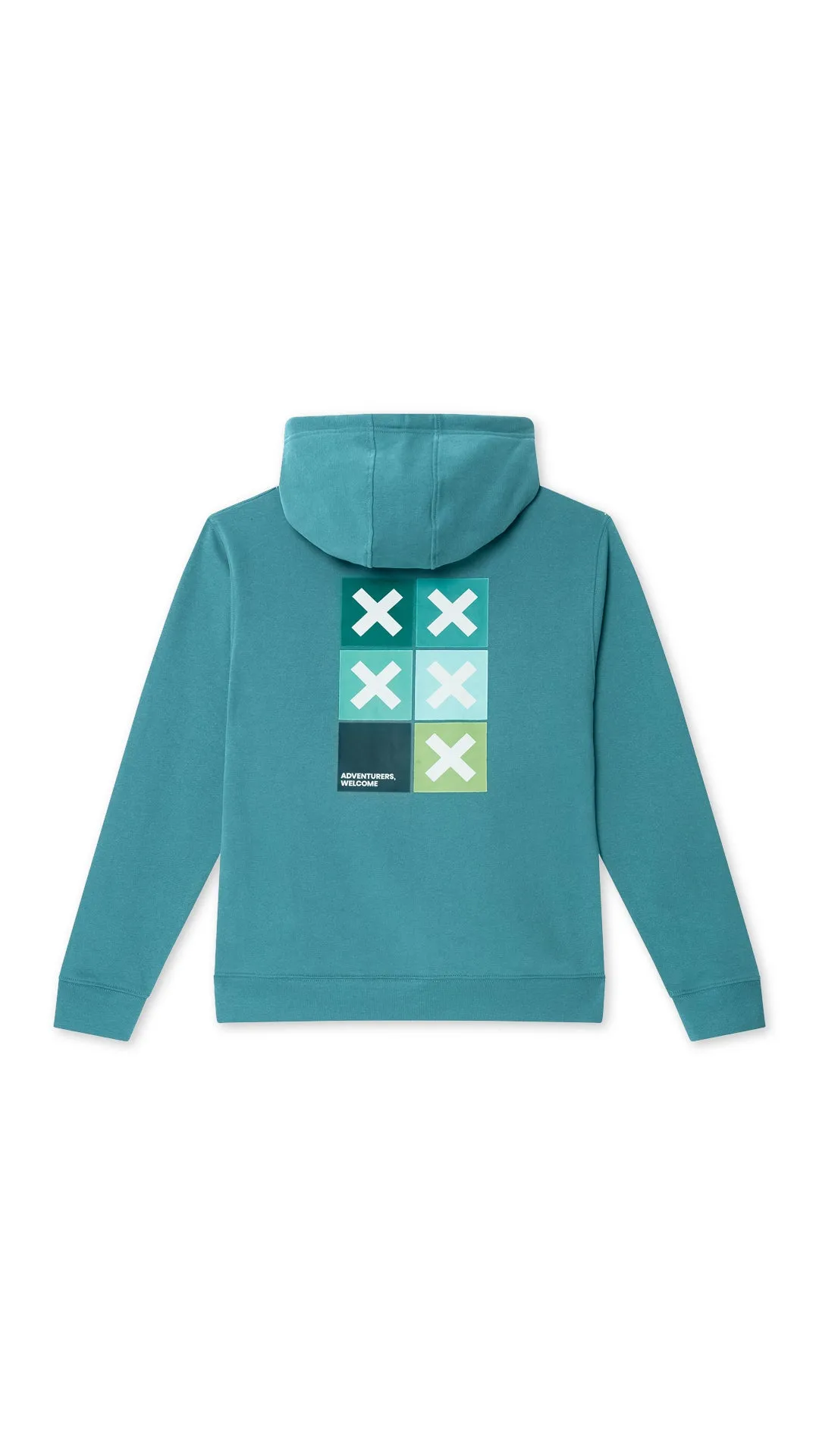 HOODIE SQUARE AMAZON GREEN