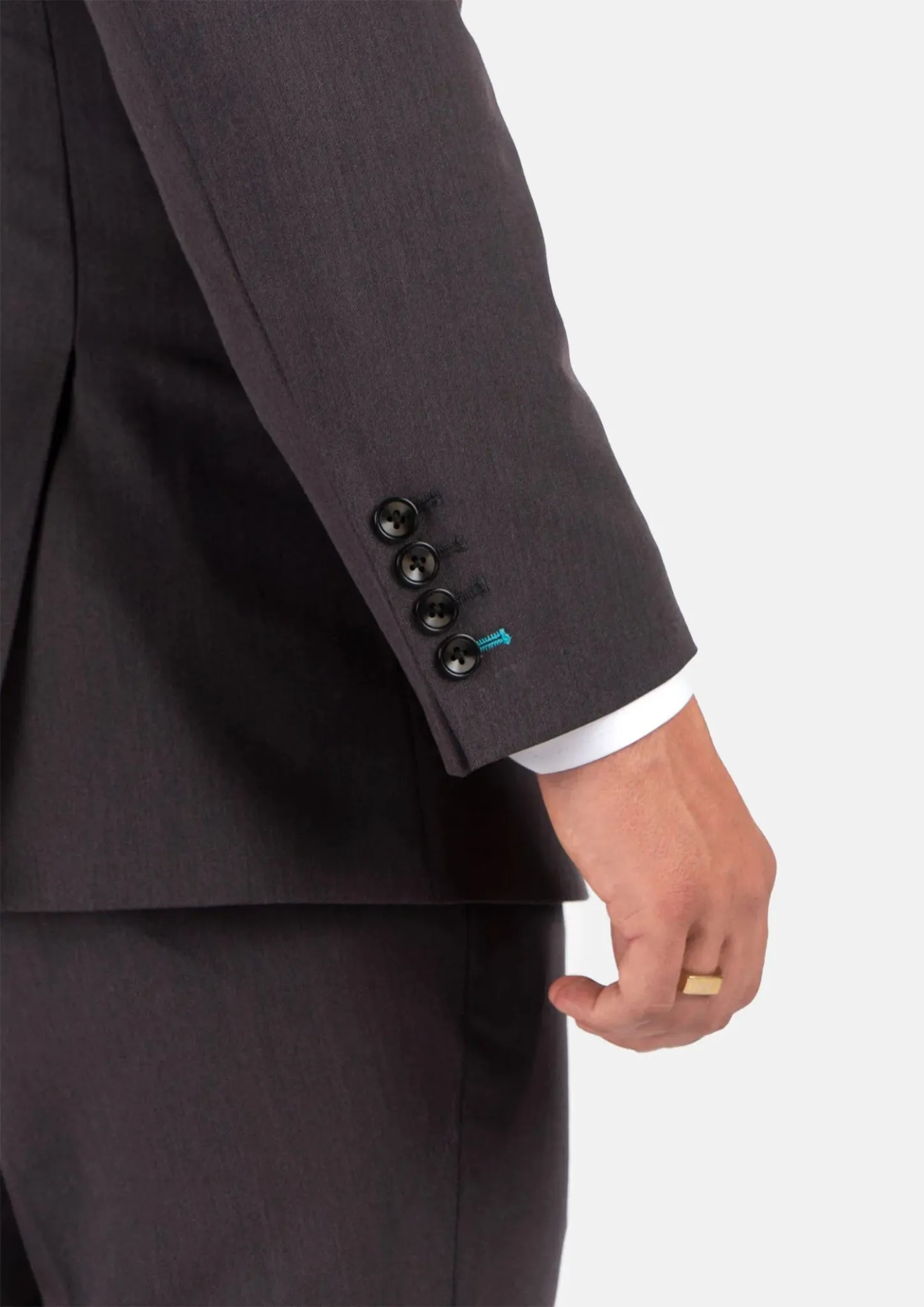 Hudson Charcoal Stretch Suit