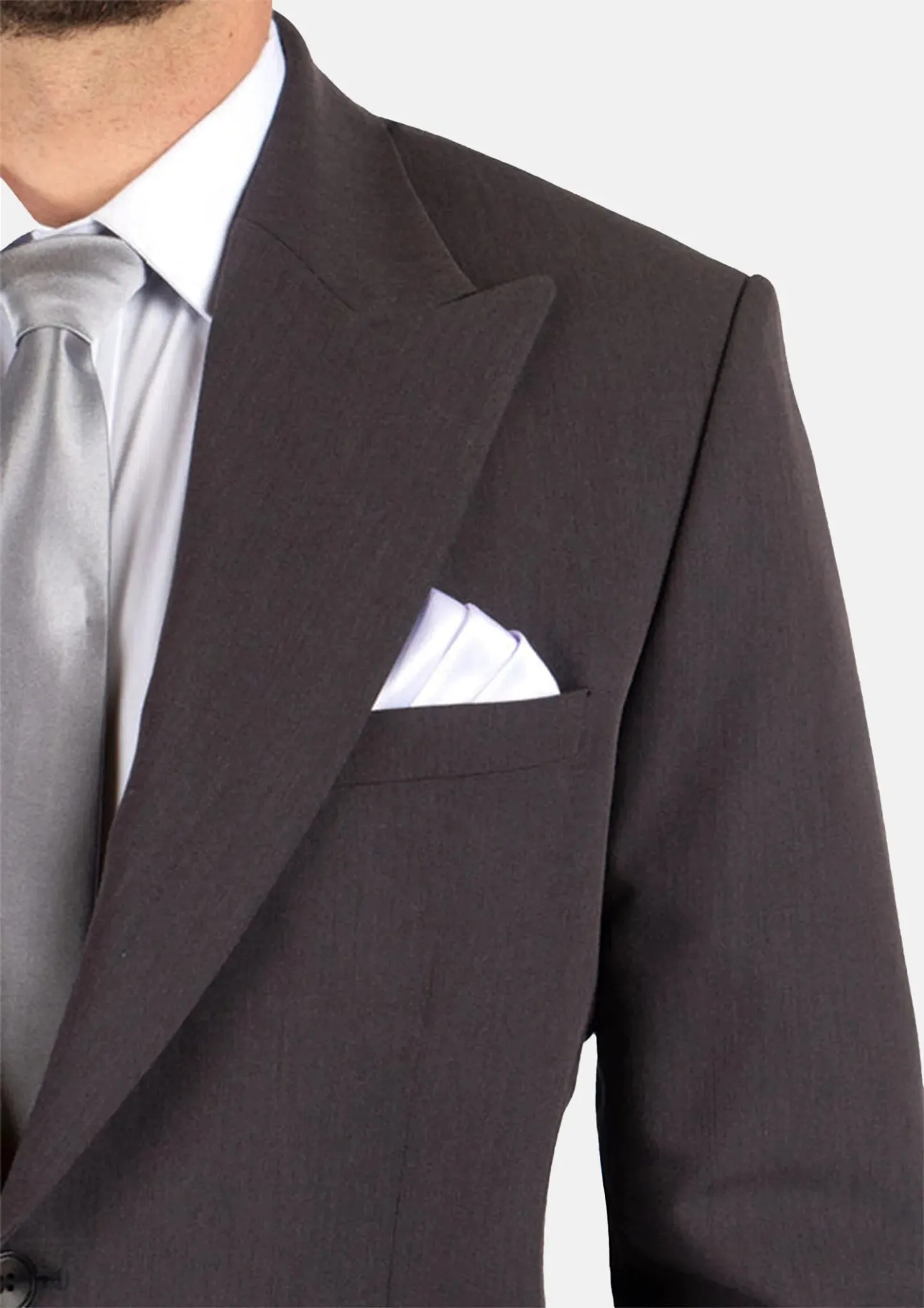 Hudson Charcoal Stretch Suit