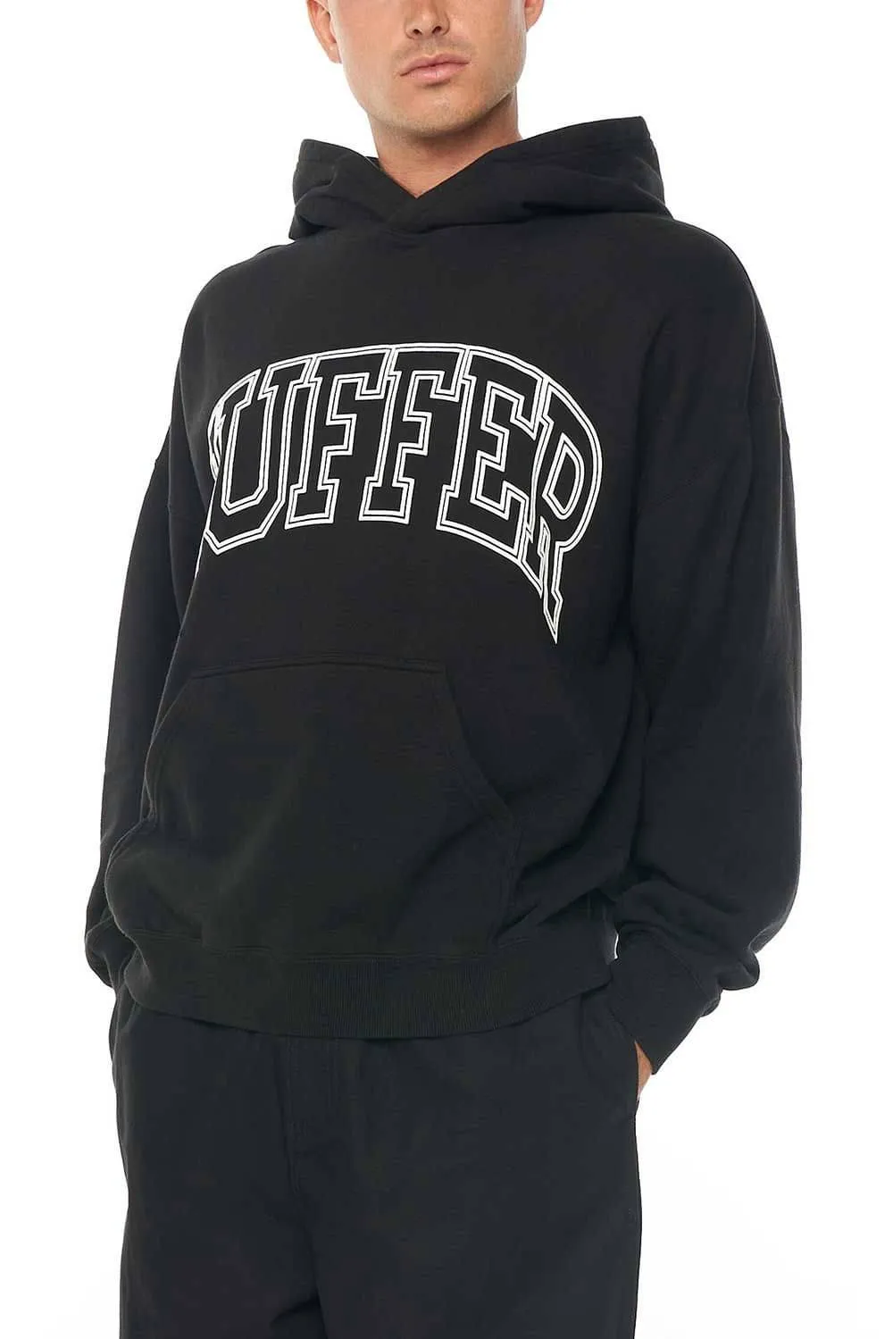 HUFFER Box Hood 350/Lined Out - Washed Black