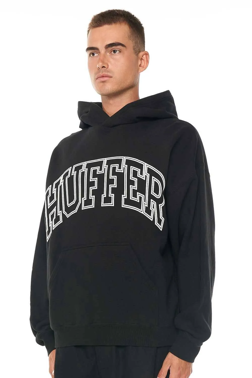 HUFFER Box Hood 350/Lined Out - Washed Black