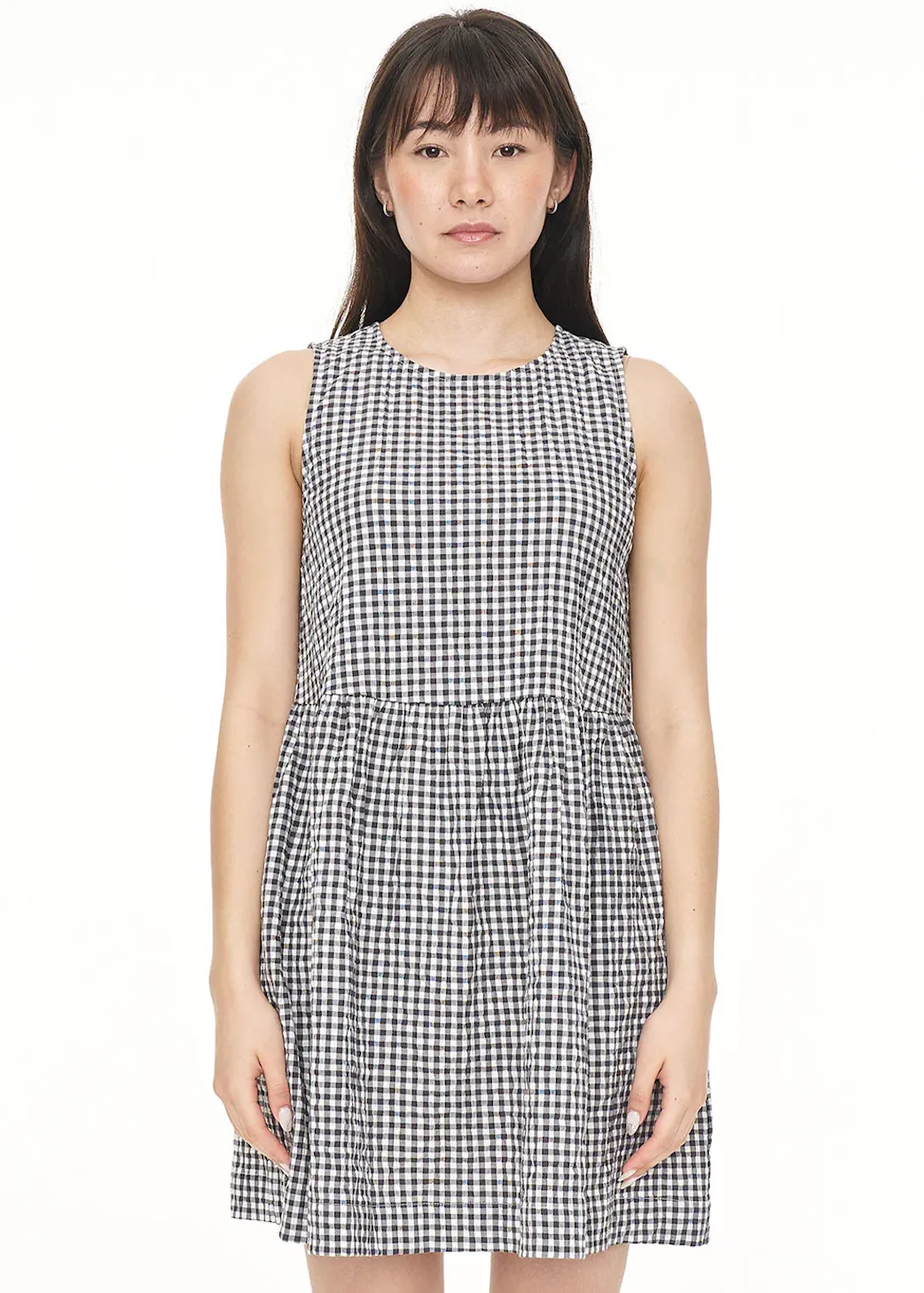 HUFFER Catalina Jay Dress - Black/Ivory
