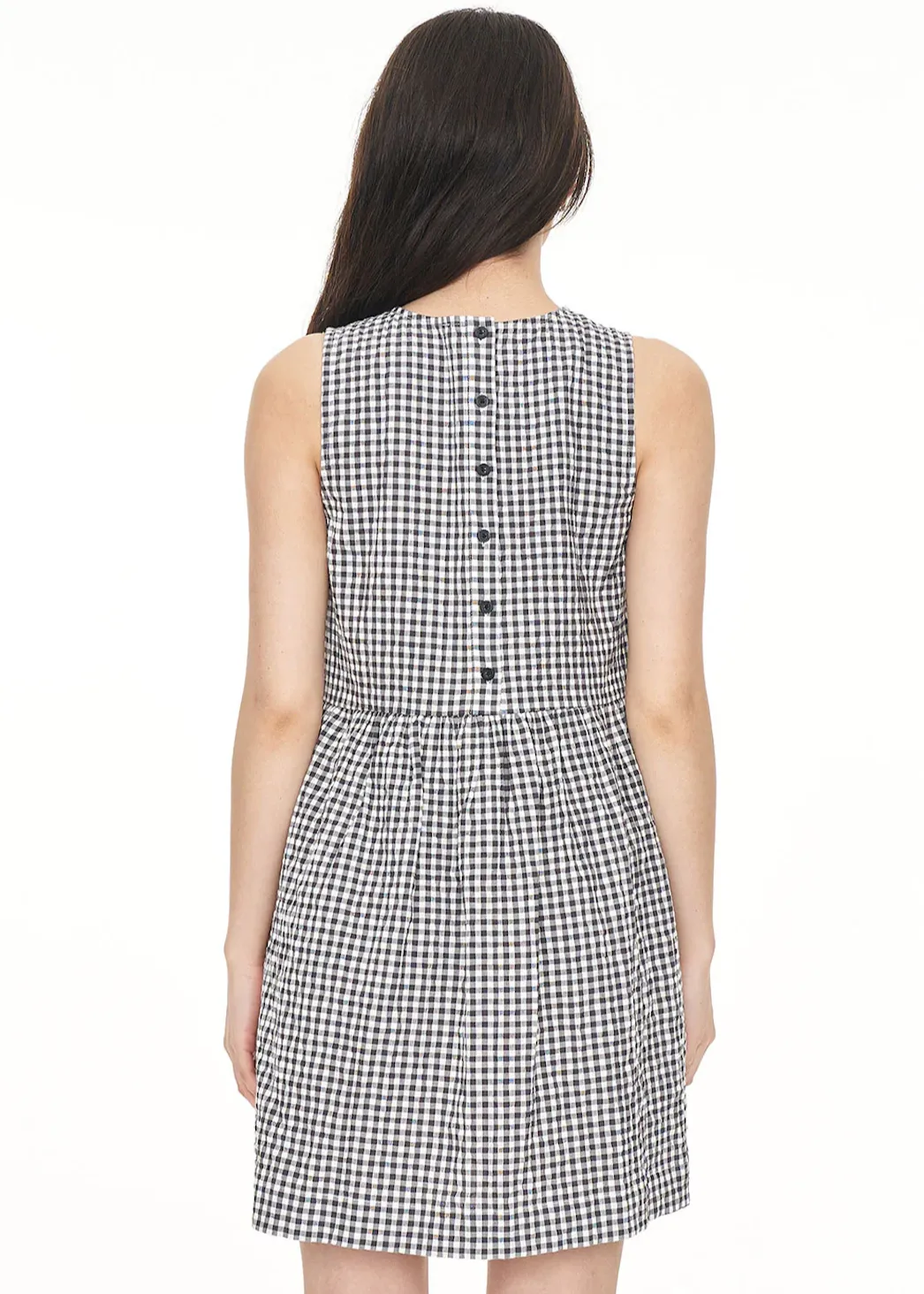 HUFFER Catalina Jay Dress - Black/Ivory