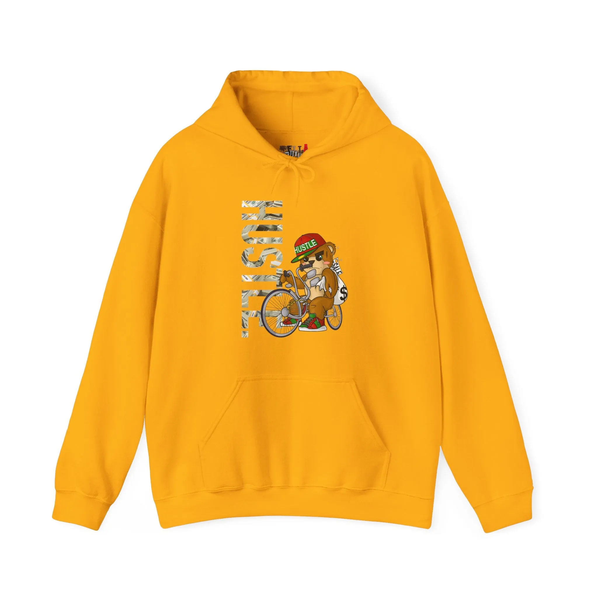 Hustle Bear Heavy Blend Unisex Hoodie