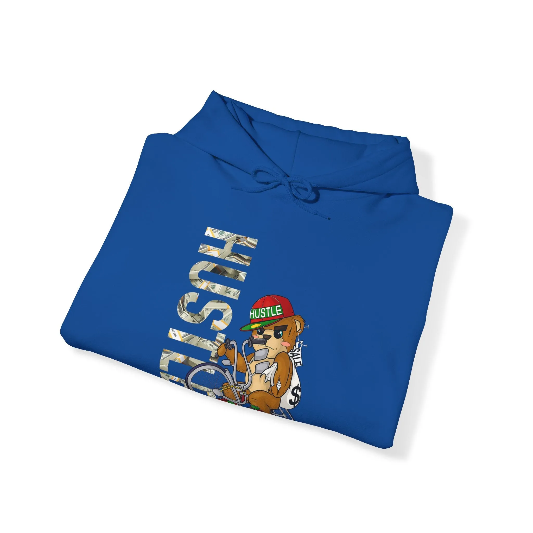 Hustle Bear Heavy Blend Unisex Hoodie