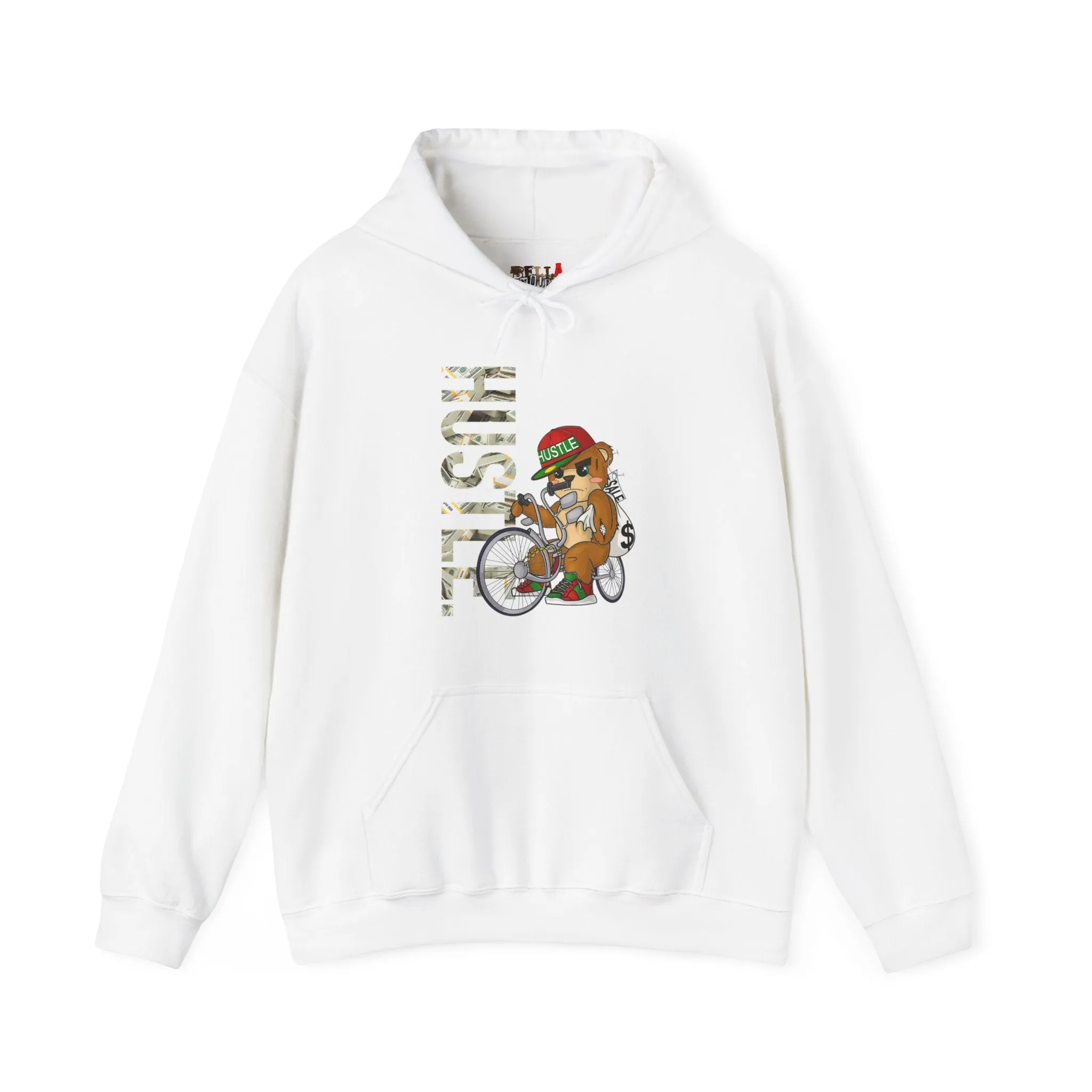 Hustle Bear Heavy Blend Unisex Hoodie