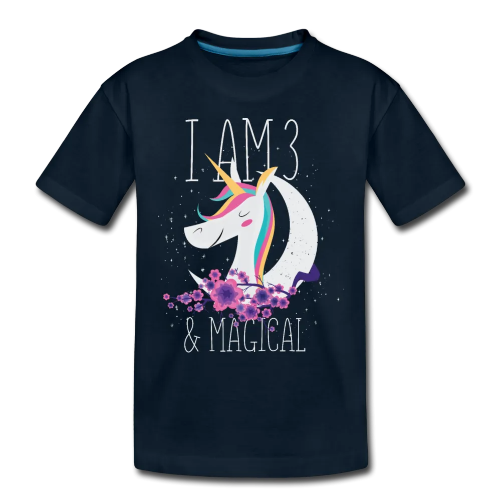 I am 3 and Magical  Toddler Premium T-Shirt