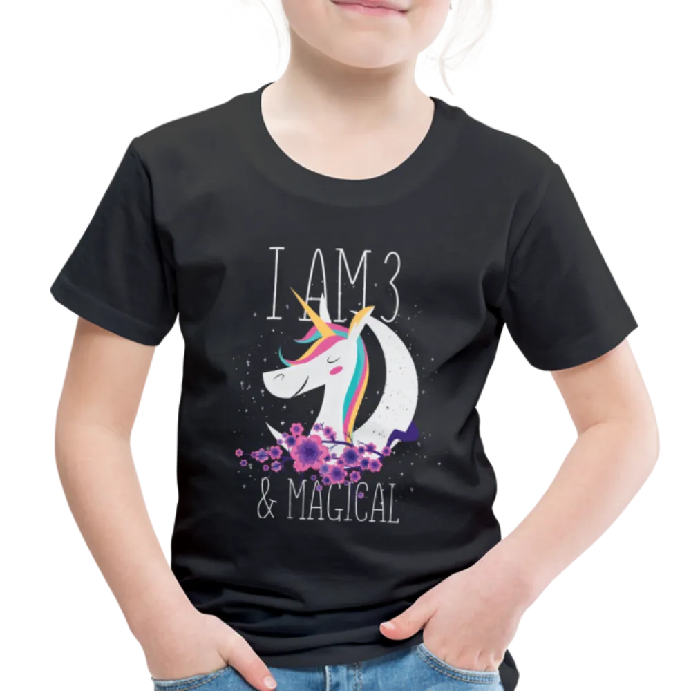 I am 3 and Magical  Toddler Premium T-Shirt