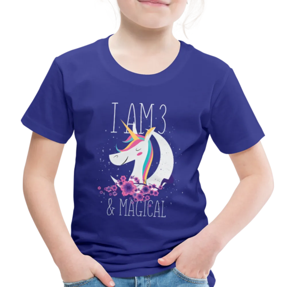 I am 3 and Magical  Toddler Premium T-Shirt