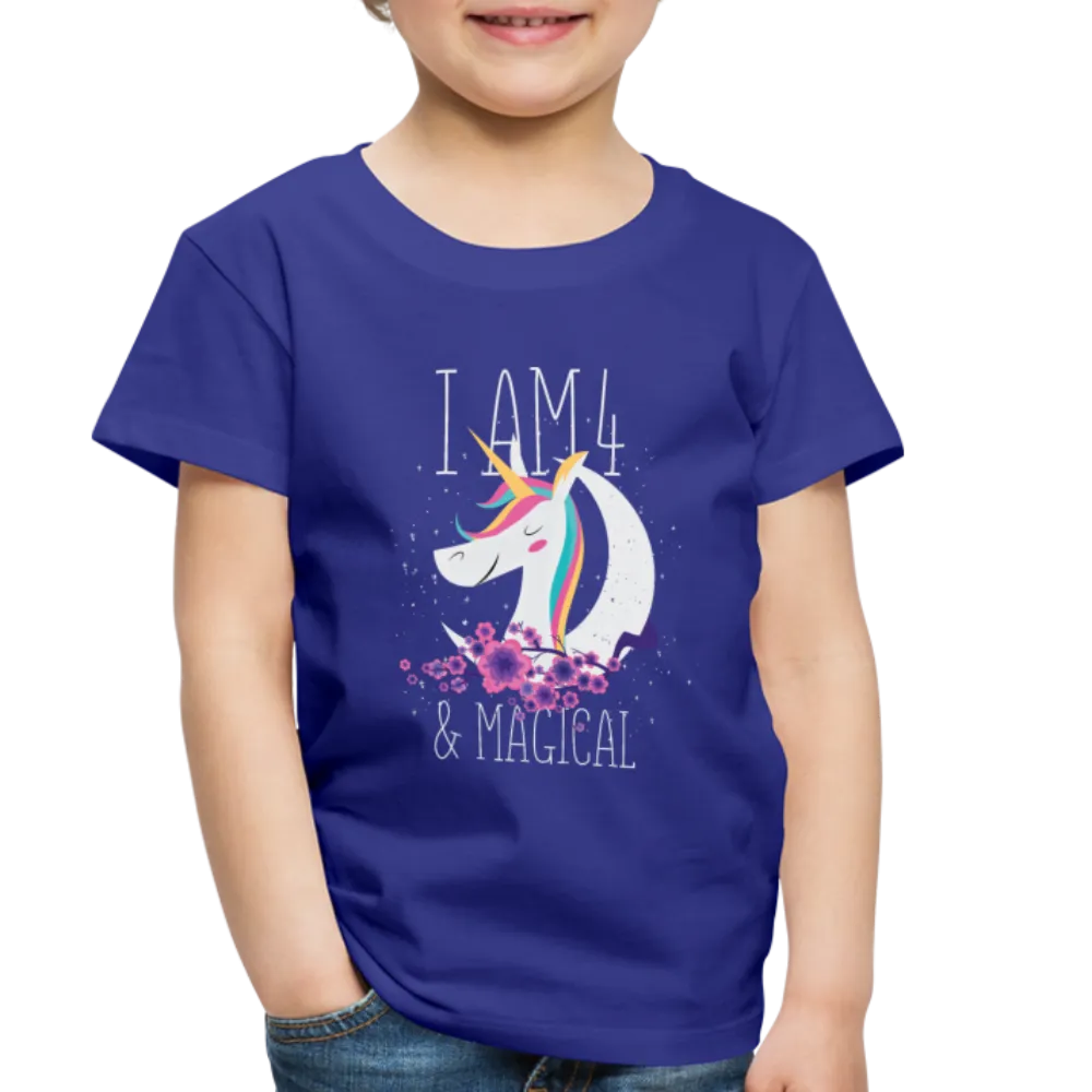 I am 4 and Magical Toddler Premium T-Shirt