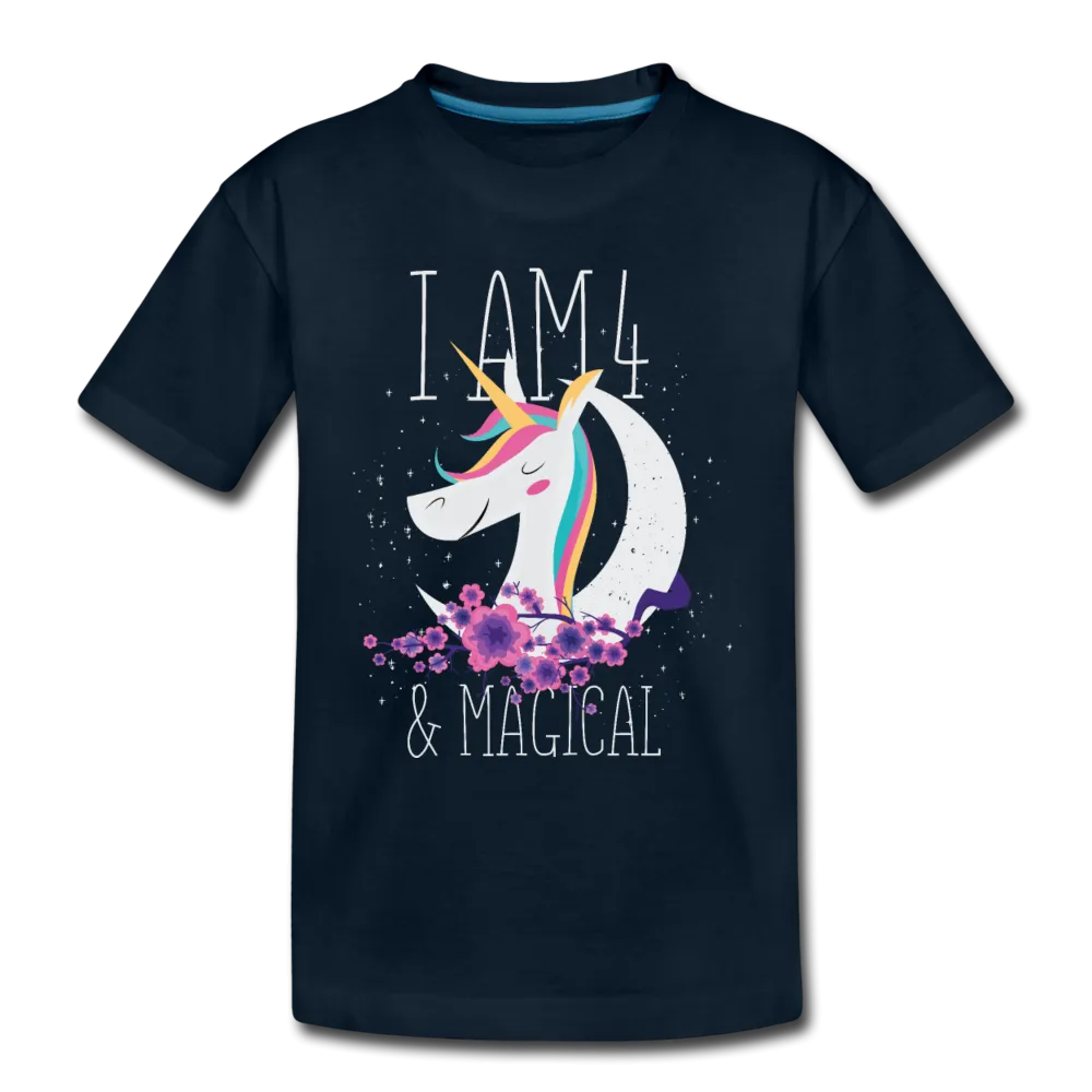 I am 4 and Magical Toddler Premium T-Shirt