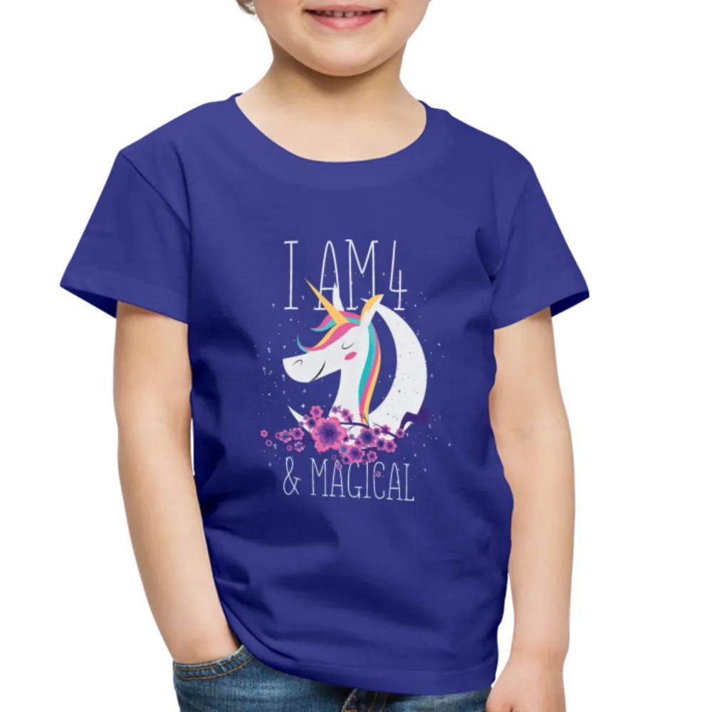 I am 4 and Magical Toddler Premium T-Shirt