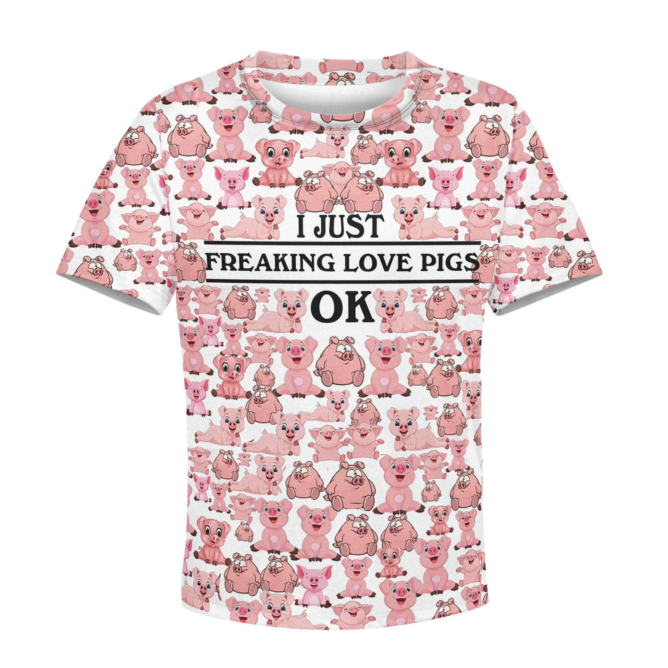 I Just Freaking Love Pigs Custom Cosplay Kid Hoodie